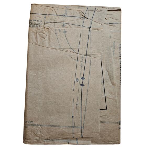 RARE Vintage Vogue #2841 Anne Klein Pattern: Tennis Dress Bodysuit, Size 14 - Picture 4 of 5